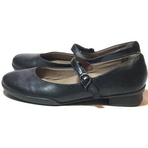 Dansko Lilly Black Mary Jane Ballet Flats Sz 37 (US Size: 6.5-7) EUC